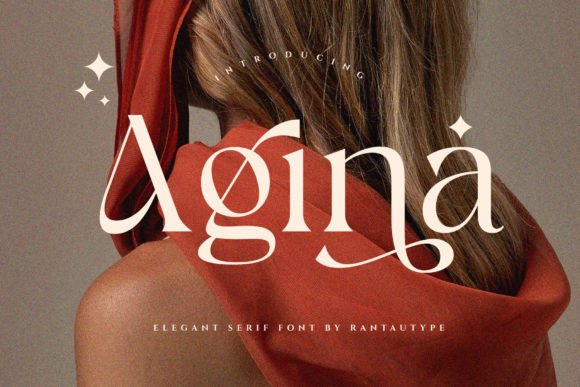 Agina Font: Where Feminine Grace Meets Modern Design