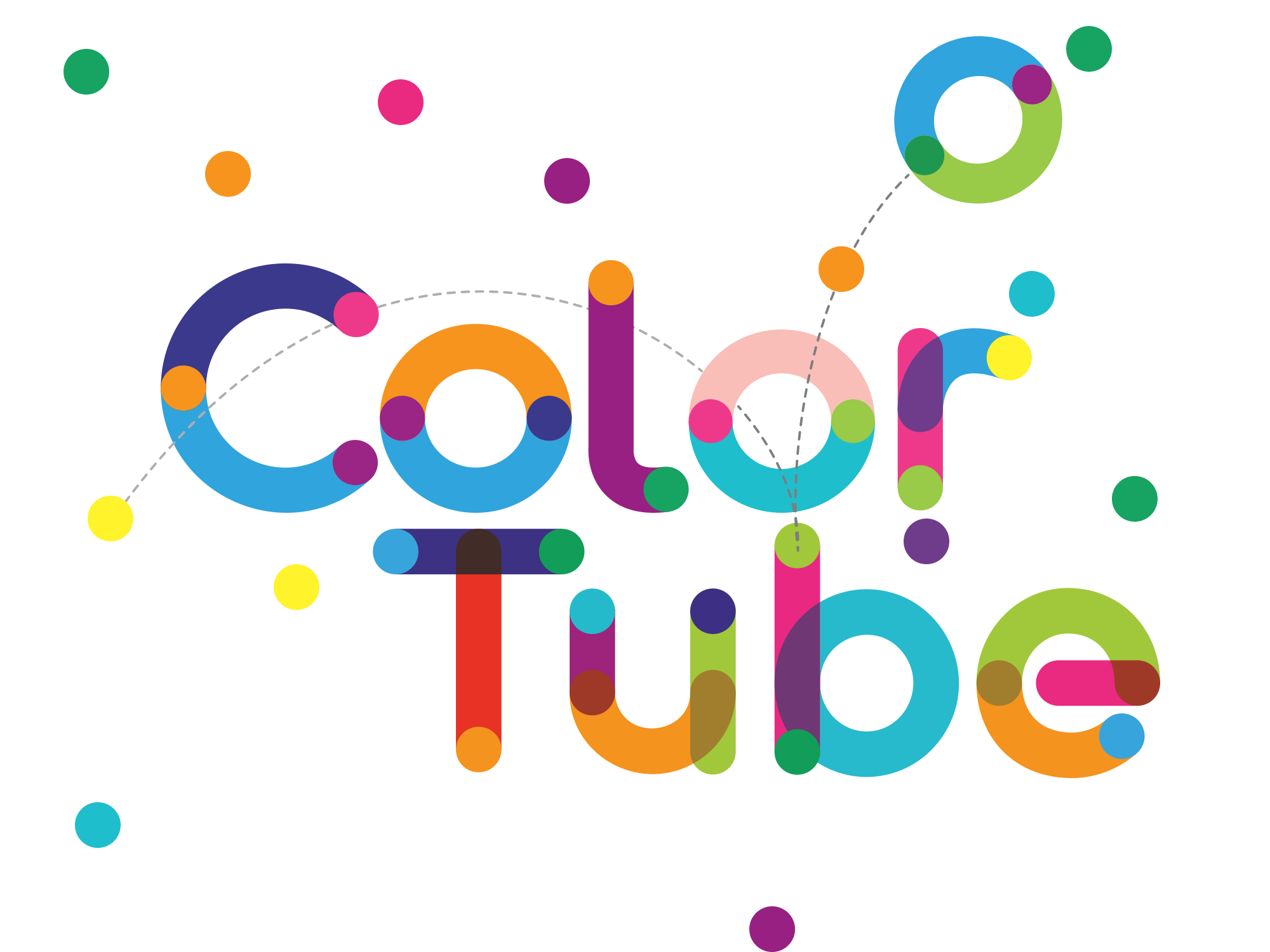 Color Tube Pro Font: A Playful Burst of Personality for Your Projects