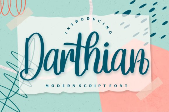 Darthian Font: The Modern Handwritten Typeface for Creative Projects