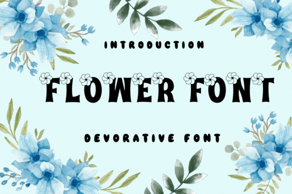 Designing with Nature: The Flower Font for Creative Projects