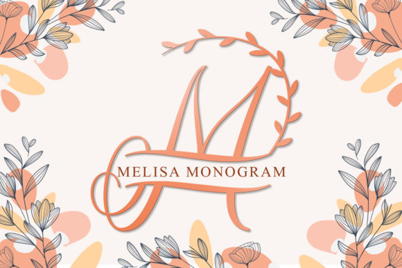 Discovering the Delicate Allure of the Melisa Monogram Font