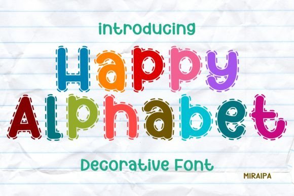 Happy Alphabet Font: A Friendly Touch for Creative Projects