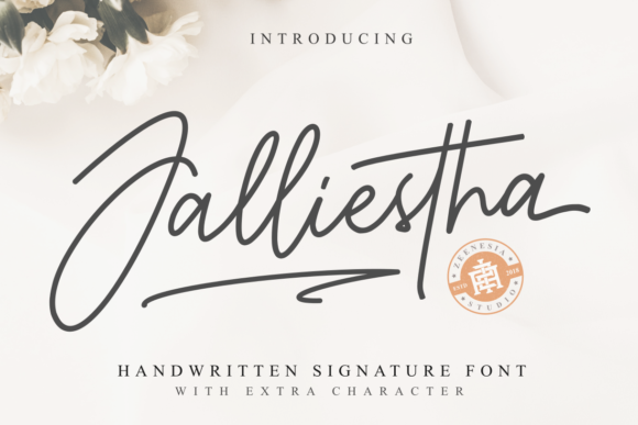 Jalliestha Font: A Fresh Take on Classic Handwritten Style