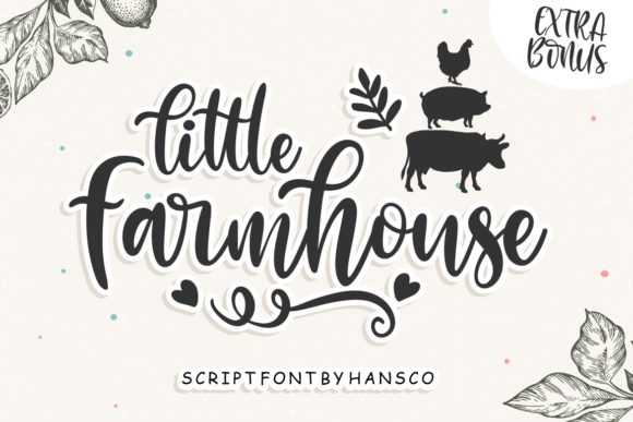 Little Farmhouse Font: A Sweet, Handwritten Typeface for Creative Projects