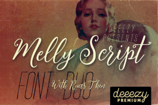 Melly Script Font Duo: A Vintage Touch for Modern Projects