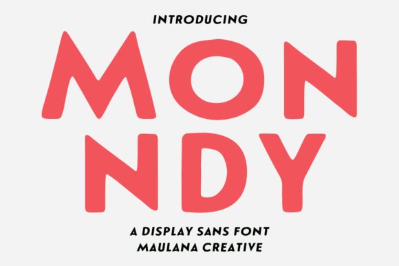Monndy Stamp Display Font: Unleash Raw, Authentic Style