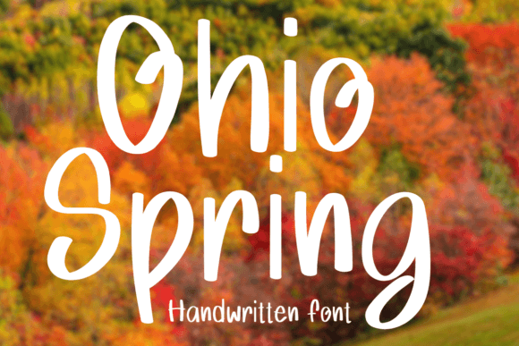OhioSpring: A Handwritten Font with Springtime Elegance