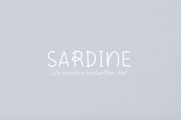 Sardine Font: A Handwritten Typeface with Personality