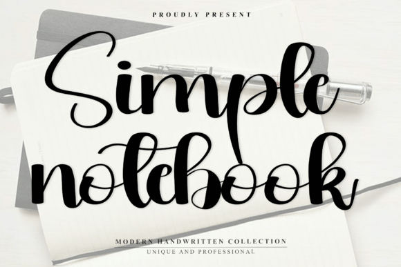Simple Notebook Font: Authentic Handwriting for Your Brand