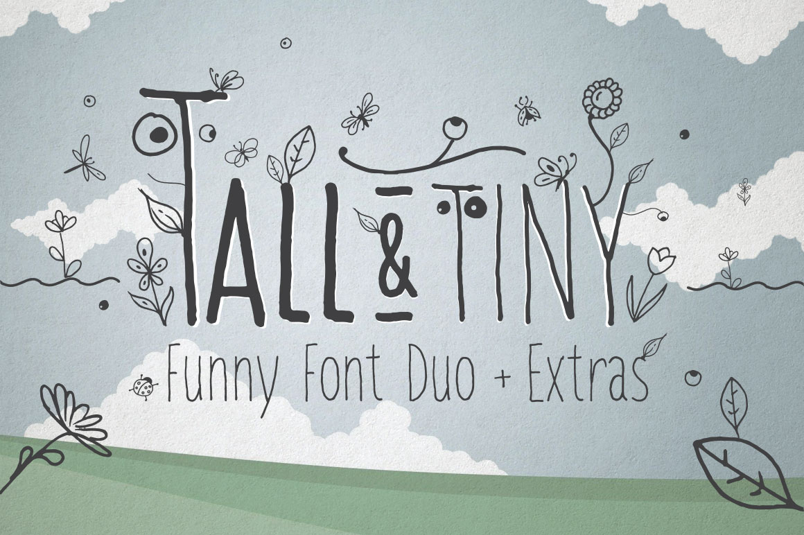 Tall & Tiny Font Duo: A Playful Pairing for Creative Projects