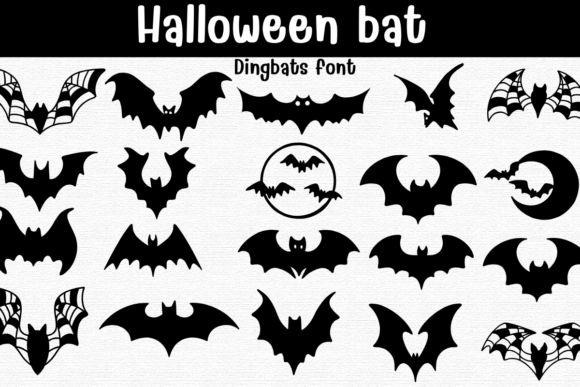 Unleashing Spooky Style: The Halloween Bat Typeface