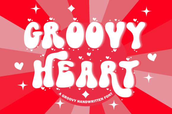 XGroovy Heart Font: Retro Vibes for Modern Creators